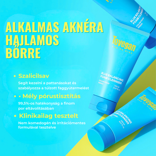 Tovegan - Blue Balancing Foam Cleanser