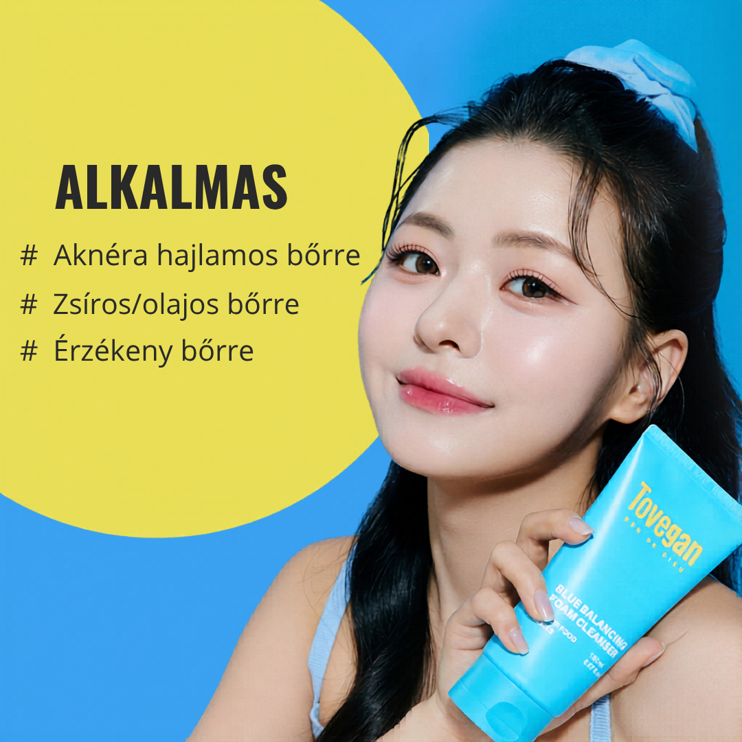 Tovegan - Blue Balancing Foam Cleanser